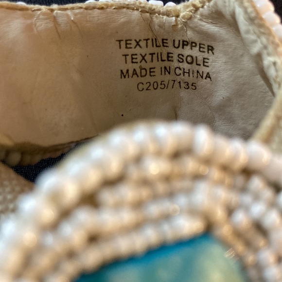 A|M by Ann Marino Shell and Seed Bead Sandal - Picture 6 of 7